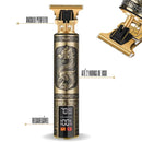 Novo aparador de cabelo cortador de cabelo barbeiro elétrico T9 atualizado LCD USB recarregável elétrica empurrar máquina de corte de cabelo para homens