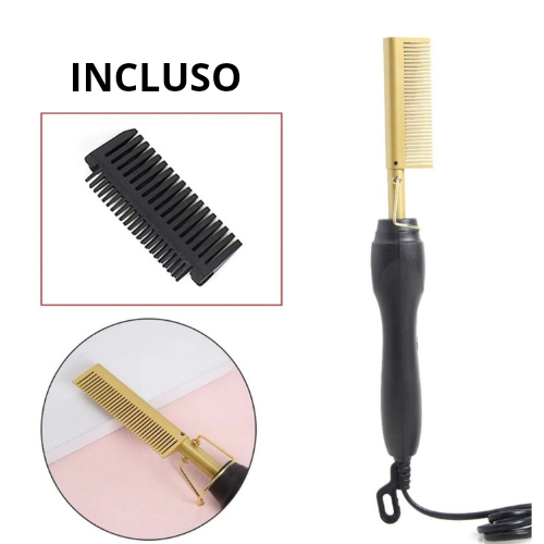 Pente de Cabelo Modelador ( 80w 3 modos 2 em 1 ) - Pente de Estilo