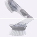 Escova com Dispensador Multiuso Limpeza Lava-louças Detergente Bubbles Intense