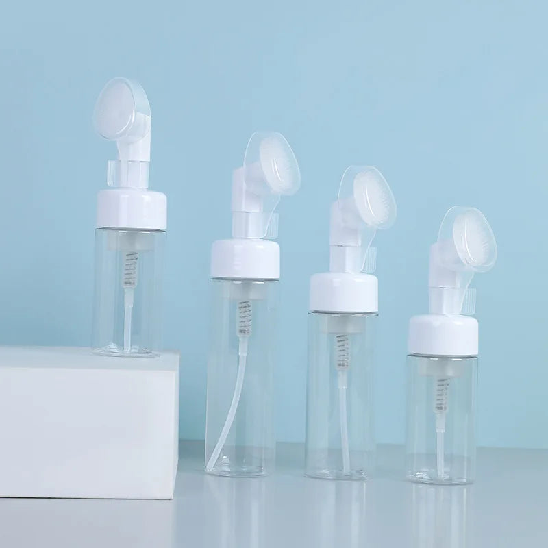 Frasco De Skin Care/Cabeça de silicone com escova de limpeza