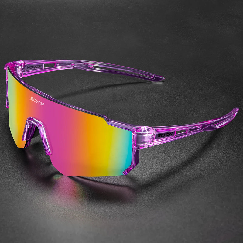 Scvcn New Fashion Sunglasses Men Women Bike Eyewear Sports Riding Glasses Bicycle Goggles Runing Drving Racing UV400 MTB Eyewear