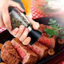 Kit 2 Moedores De Sal Grosso E Pimenta Do Reino Em Aço Inox