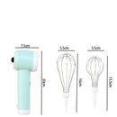 Batedor Electric Egg Beater With Mixer Stainless Steel Kitchen Tool