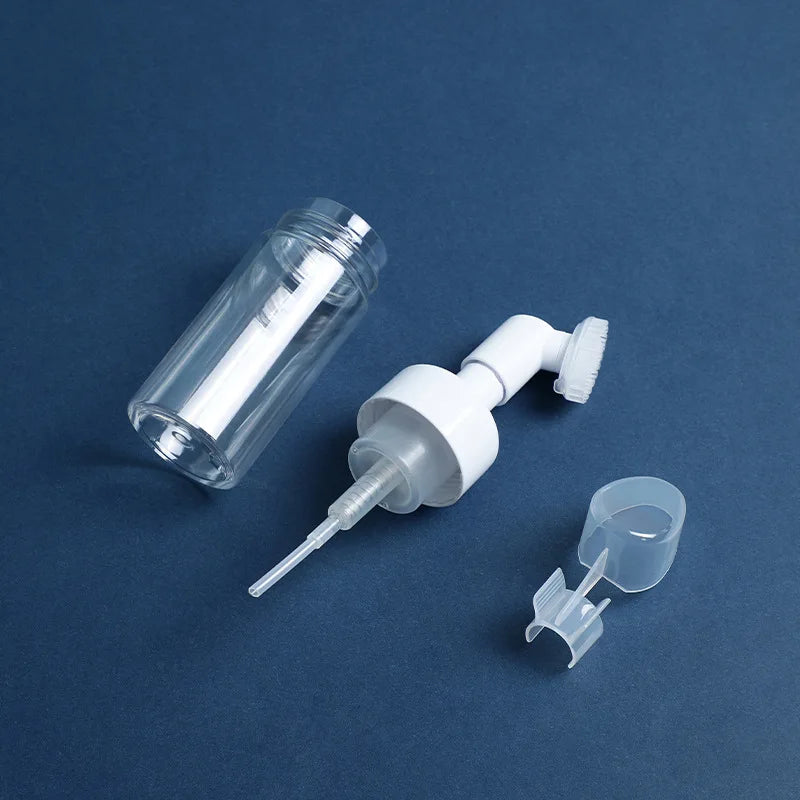 Frasco De Skin Care/Cabeça de silicone com escova de limpeza