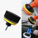 Kit de Disco Completo de Polimento Automático com Esponjas  Auto Polishing Full Disc Kit with Sponges-Professional Portable Practical Car Set