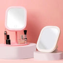 Mini Espelho Quadrado Com Acessórios de Porta LED New Mini Square Mirror With LED Door Accessories