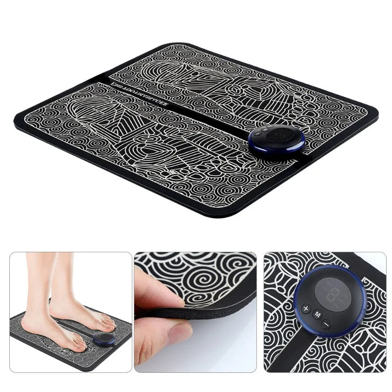 Massageador de Pés Elétrico Tie Muscle Therapy Cuidados de Saúde Relaxamento Electric Foot Massager Tie Muscle Therapy Health Care Relaxation