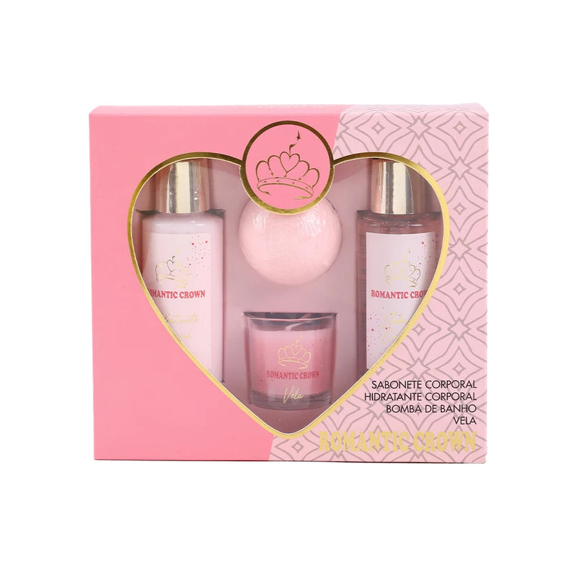 Romantic Crown 9PCs Spa Kit, Gift For Couples, Valentine's Day Nata Gifts