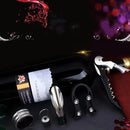 Kit Abridor de Garrafas de Vinho Portátil de 5 Peças Rolha de Vinho Prática - Entrega Rápida Para Todo o Brasil