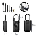 Calibrador Compressor De Ar Portátil Recarregável Enche Pneu de Carro Moto Bola - Car Air Pump