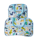 2 Kit de Bolsa de Maternidade Baby Boy's Maternity Bag Kit 2 Suitcase Suitcase Mais de Mae Resistant Travel Dinosaur Children's Hoxoval Gift