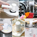 Escova Elétrica Limpeza 5 em 1 Limpador Prático Multiuso Sem Fio - Limpeza Intense Pro para : Calçados , Banheiros , Louças e Diversos .