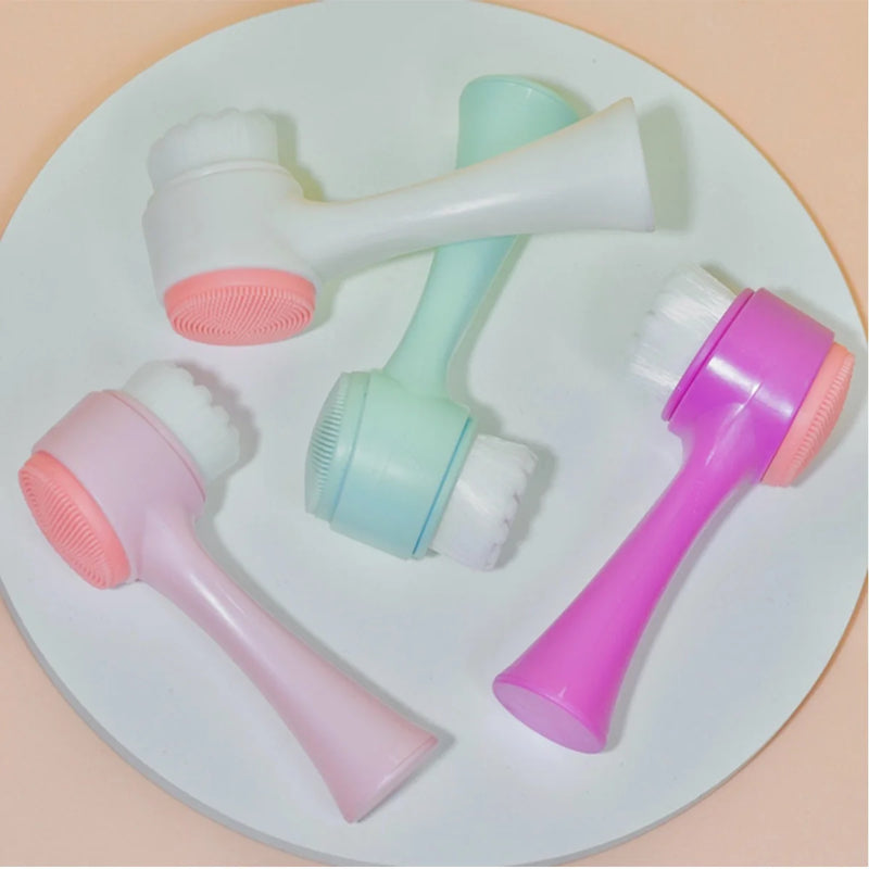 Facial Cleaning Brush For Skincare 2 in 1