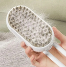 Escova A Vapor Para Gatos Cães 3 Em 1 Escovas Elétricas De Pêlos Pentes De Massagem Animais De Estimação Remoção