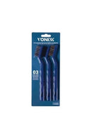 kit escovas vonixx nylon , latão , aço