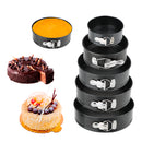 Removable Bottom Kitchen Accessories Carbon Steel Cakes Molds Round Cake Pan Bakeware Non-Stick Metal Bake Mould