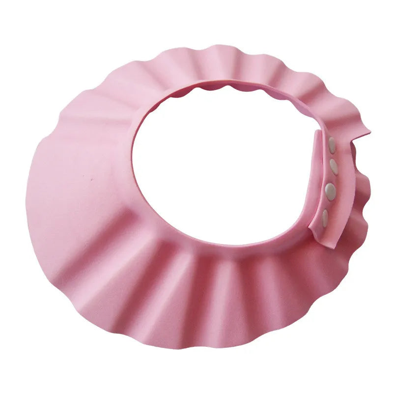 Seguro Shampoo Chuveiro Banho Banheira Proteger Chapéu Cap macio Para Baby Wash Hair Shield Bebes Crianças Banho Shower Cap Hat Crianças