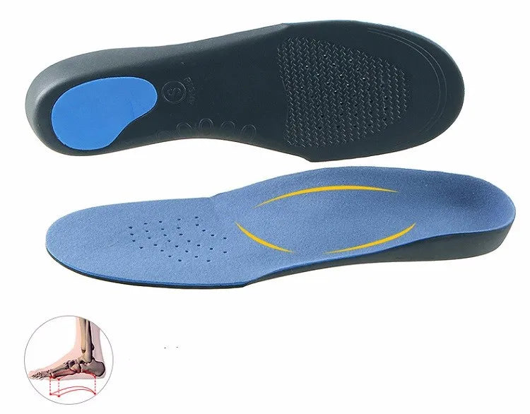 Flat Foot Arch Support Orthopedic Insoles Men Women Shoes Pad Sweat Shock Absorption Breathable Sports Insoles Orthotic Devices