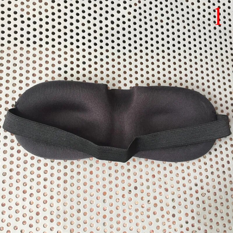 Máscara de sono 3D para viagens, Block Out, máscara leve para os olhos, ajuda suave para dormir, sombra respirável, Slaapmasker noturno