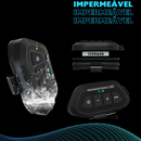 Fone de Ouvido para Capacete Helmet Bluetooth 5.3 Universal Headset Waterproof Voice Assistant Moto Earphone Motorbike Hands Free Wireless Headphone