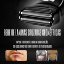 KEMEI 2 Cabeças Barbeador Elétrico Recarregável Alternativo Máquina de Barbear Rotativa Aparador de Cabelo Face Care Razor KM-8013