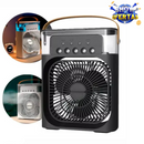 Climatizador Breezy  Ventis / Umidificador Ventilador Portátil USB Led Quarto Sala Escritório Mesa Reservatório 600ml Alça
