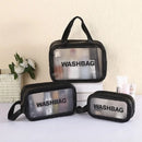 Kit 3 Bolsas Necessaire Kit Makeup Organizer Bag Female Objects Male Large Personal Hygiene