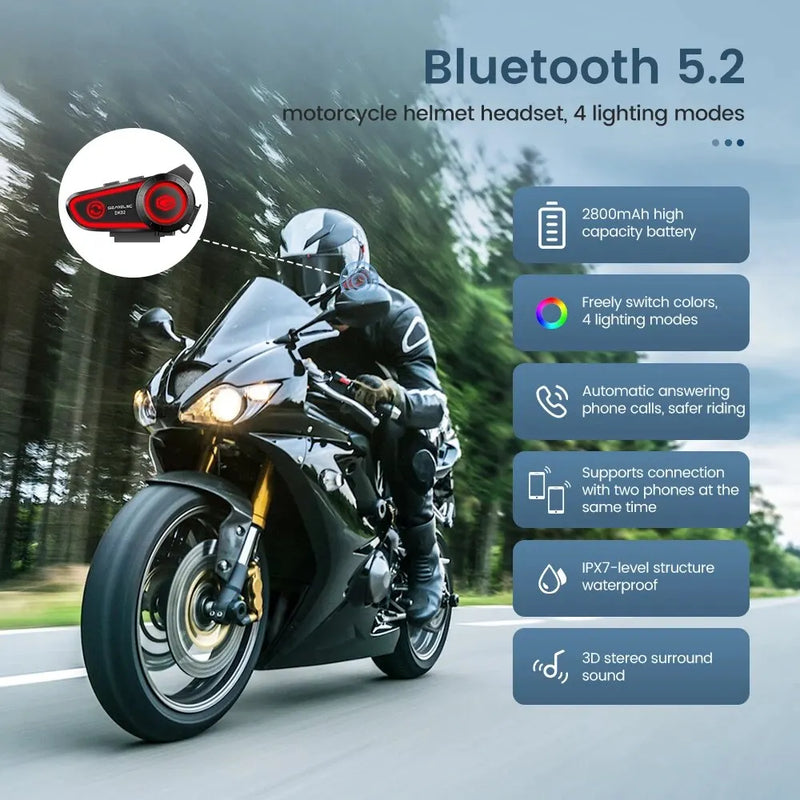 Fone de Ouvido Headshot Bluetooh HelmetTunes Ultra Pro Max