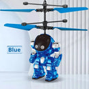 Robô voador Suspensão luminescente  Aeronave com detecção inteligente Mech Warrior  com detecção de gesto bola voadora