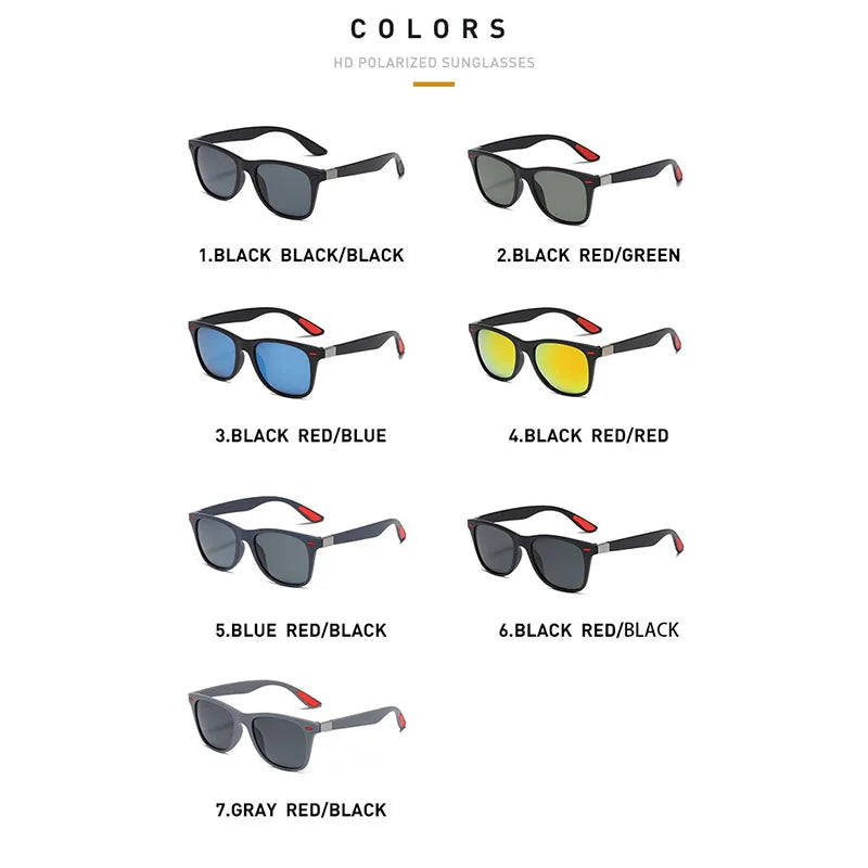 Óculos Night Vision Glasses  Visão Noturna PC Armação Óculos de Sol Polarizados