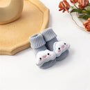 Cute Baby Girl  Boy Socks Cotton Baby Socks Rubber Anti Slip Boy Girl Floor Kids Toddlers Sock Infant Newborn Gift