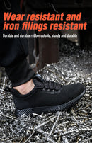 Safety Shoes Work Shoes Steel Toe Men Puncture-Protective Work Boots Indestructible Safety Lightweight
