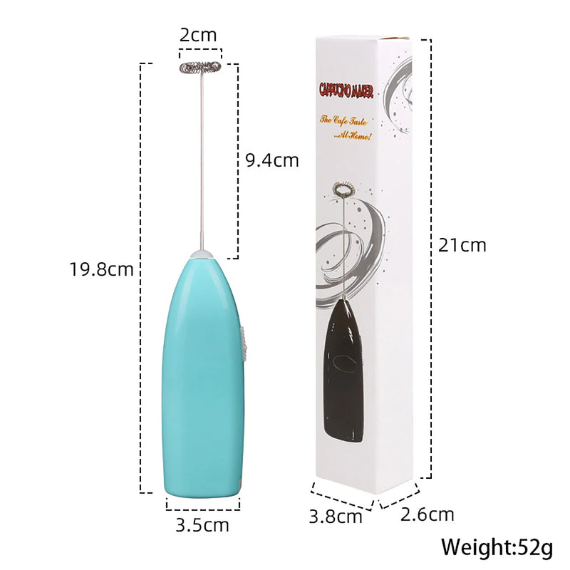 Misturador Mixer Bebidas/ovos Portátil Elétrico Bateria Mini