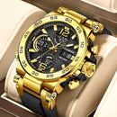 Relogio FOXBOX Business Watch Men Fashion Diver Watch Men Top Brand Luxury Sport Waterproof Military Chronograph Relógio Masculino+BOX