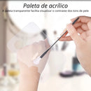 Kit 2 Paleta Conjective Base Blend Acrylic Makeup Plate