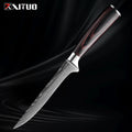 Kit Facas de Cozinha Set,  Churasco Pro , Faca Chef, Ultra-Sharp, Santoku, Cutelo, Corte, Utilidade, Fruta, 1-10pcs