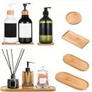 Multi Bamboo Tray Wood Saucer Flower Pot Tray Cup Pad Coaster Plate Kitchen Decorative Plate Creative Coaster Coffee Cup Mat