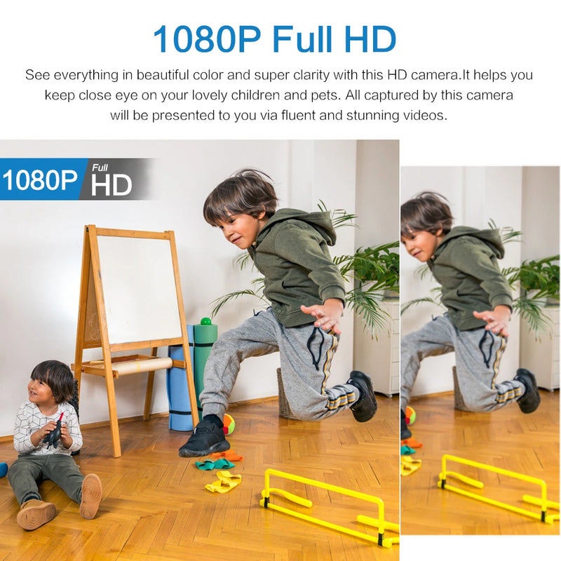 X5 1080P HD Mini Camera WiFi Baby Monitor Indoor Safety Security Surveillance  Camcorder IP Cam Audio Video Recorder