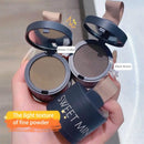 Linha do cabelo marrom pó substituição de cabelo enchimento testa capa impermeável à prova de suor cabelo bun linha modificação pó sombra