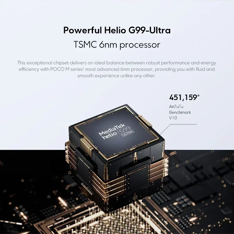 IVA incluídas Frete Grátis Brasil POCO M6 Pro Global Version Helio G99 Ultra 120Hz AMOLED 64MP Triple Camera