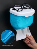 Waterproof Wall Mount Toilet Paper Holder Shelf Toilet Roll Paper Tube Storage Rack Storage Box Tray Rack Bathroom Supplies