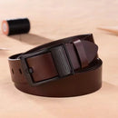 Cinto de Couro Style New Leather Cowhide Men's Belt Fashion Metal Alloy