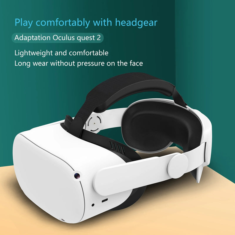 HUNDAI Design For Meta Quest 2/Oculus Quest 2 Elite Strap Adjustable Head Strap Proteção