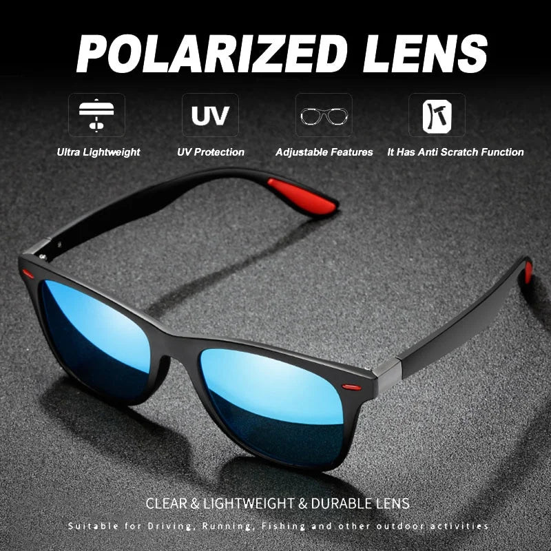 Óculos Night Vision Glasses  Visão Noturna PC Armação Óculos de Sol Polarizados