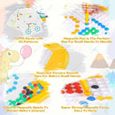 Magnetico Drawing Board Toy Educacional Toddler Galinha Dinossauro Brinquedos de Viagem Ponto Magnético Art Board Presentes de Aniversário para Crianças Meninos