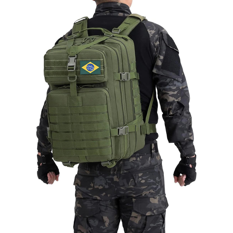 Mochila Tática Militar Reforçada Impermeável Grande  Assall Military Tactical Backpack Reinforced Waterproof Large