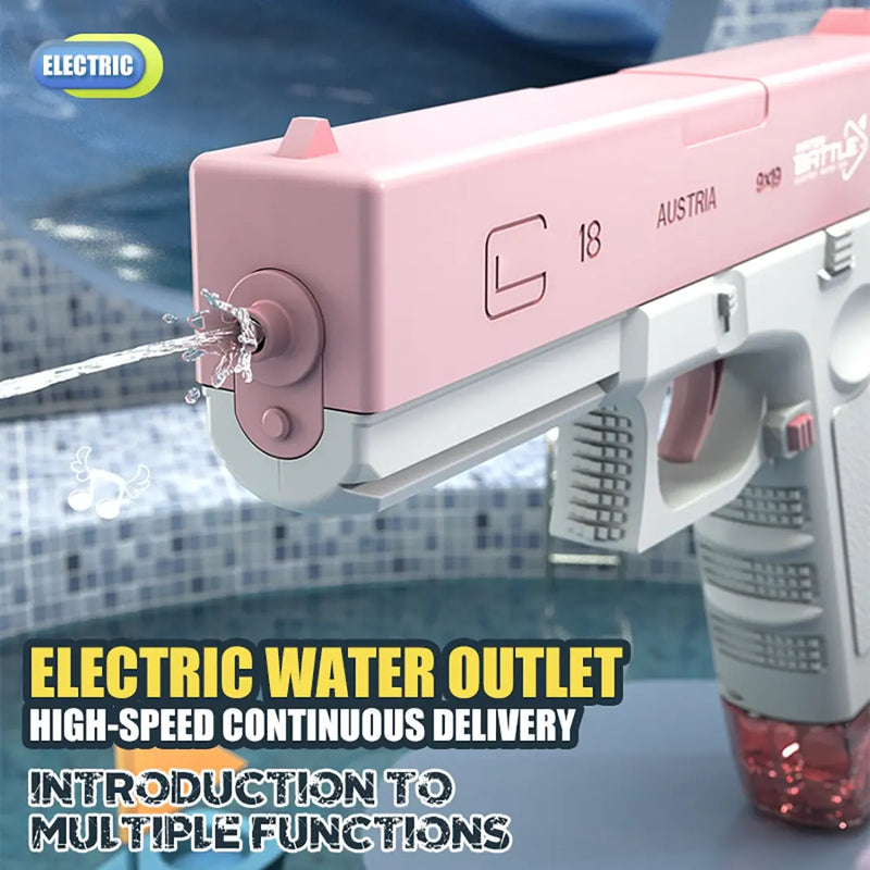 Arma Elétrica de Água, Explodes, Alta Pressão, Forte Carregamento, Água de Energia, Pistolas Automáticas de Água