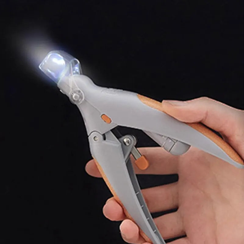 Alicate para as Unhas Pets LED Edição de Luz Magnifiable Dog Cat Especial Nail Clipper Multi-função Nail Trimmer Pet Grooming Suprimentos