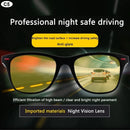 Óculos Night Vision Glasses  Visão Noturna PC Armação Óculos de Sol Polarizados