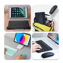 Kit Teclado e Mouse Bluetooth 5.2 Compatível Pc iPhone Android